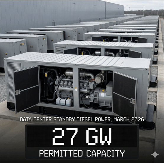 The Data Center "Diesel Boom